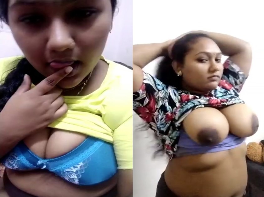 Desi Chubby aunty Big boobs And Cleavage Showing