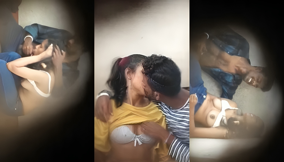 Lankan Horny Couple Outdoor Kissing Boobs Sucking Blowjob