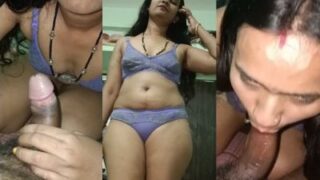 Sexy Bhabhi s desi blowjob leads to hardcore fucking