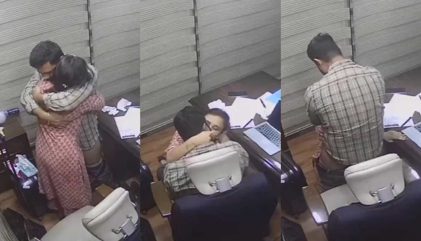 Office CCTV Scandal BlowJOB 3