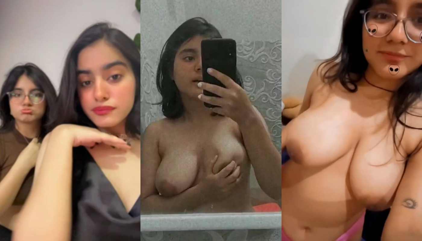 Extremely Cute Young Glasses Babe Remove her Top Showing her Big Boobs