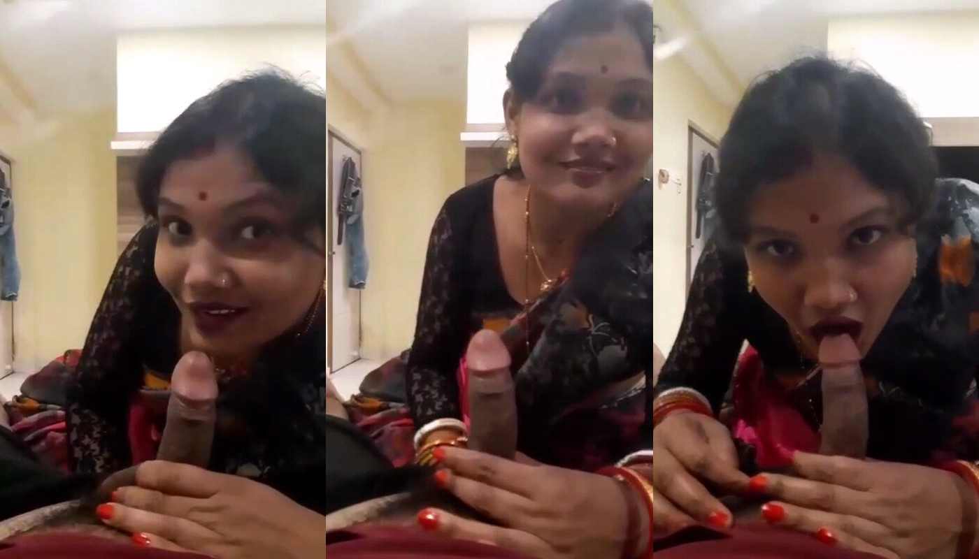 Beautiful boudi blowjob