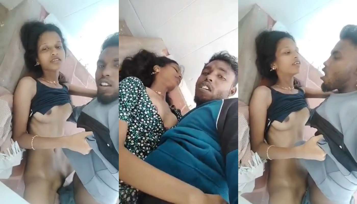 Horny Couple Fucking On Stairs