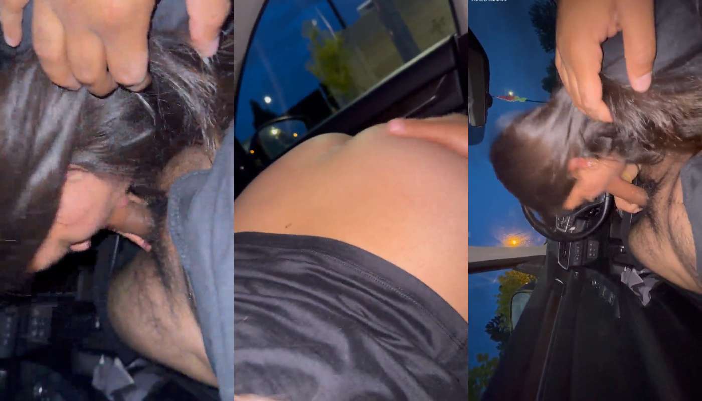 Gorgeous Indian Babe Giving Blowjob in Car While Boyfriend Playing with her Ass on Long Drive