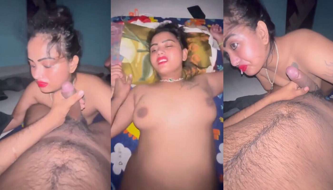 Beautiful Wife Giving Blowjob Hard Fucking